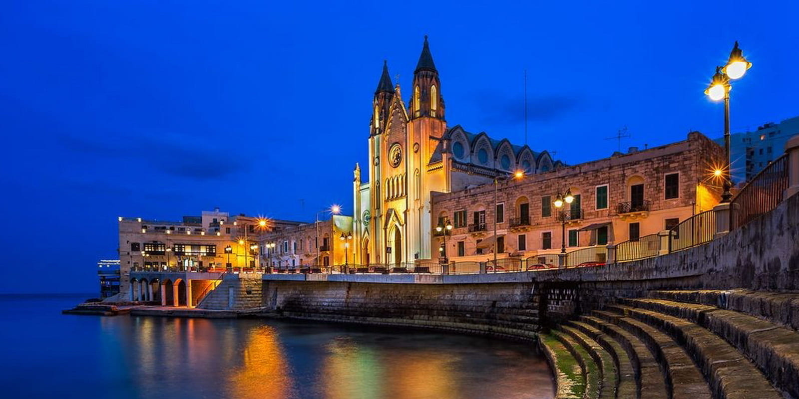 Saint Julian's Town in Malta
